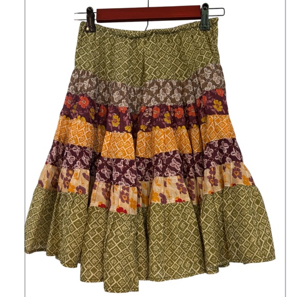 Free People Many Layers Printed Skirt NWT - Picture 4 of 5